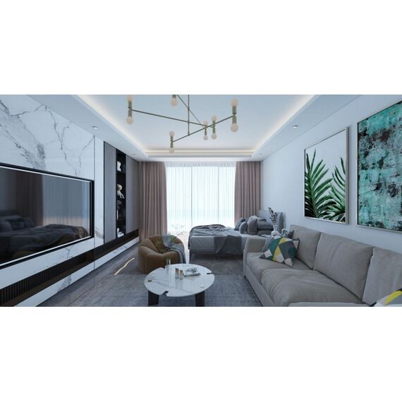 Apartment 2-room 1+1 by the sea in Famagusta (downtown) Cyprus area 44m² , 9 image