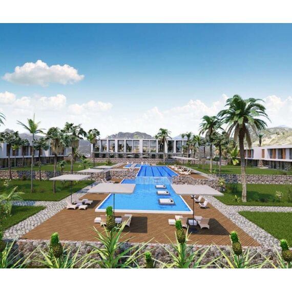 Apartment 2-room 1+1 by the sea in Kyrenia (downtown) Cyprus area 39m² , 11 image