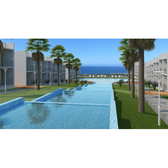 Apartment 2-room 1+1 by the sea in Esentepe Cyprus area 43m² , 14 image