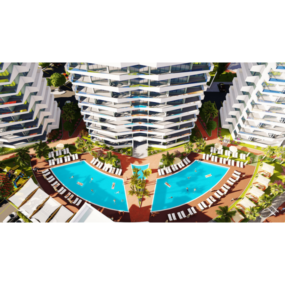 Apartment 2-room 1+1 in Iskele (Long Beach) Cyprus area 48m² , 4 image