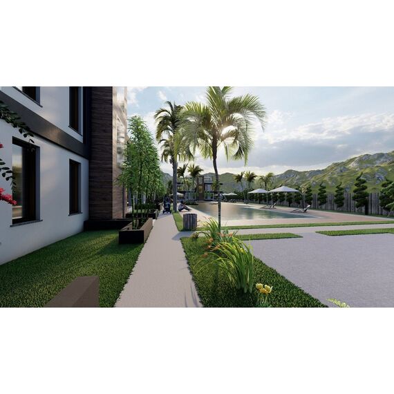 Apartment 2-room 1+1 by the sea in Iskele (Bogaz) Cyprus area 65m² , 13 image