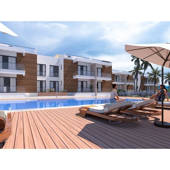 Apartment 3-room 2+1 by the sea in Kyrenia (downtown) Cyprus area 75m² , 4 image