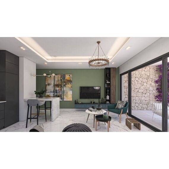 Apartment 2-room 1+1 by the sea in Kyrenia (downtown) Cyprus area 60m² , 17 image