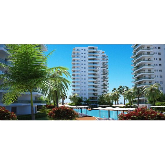 Apartment 2-room 1+1 in Iskele (Bogaz) Cyprus area 51m² 