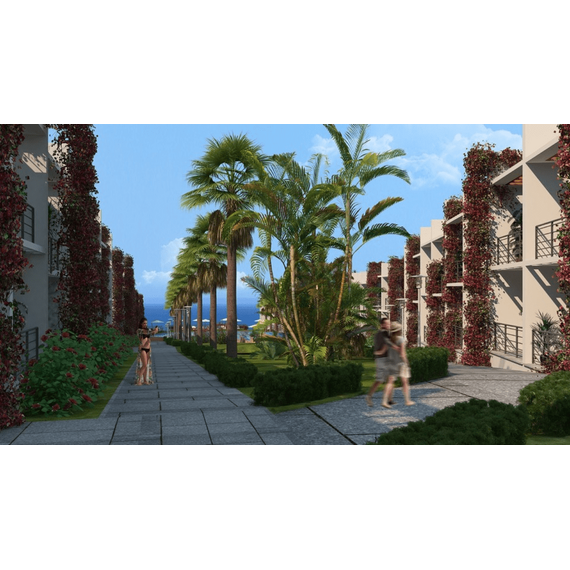 Apartment 2-room 1+1 by the sea in Esentepe Cyprus area 43m² , 4 image