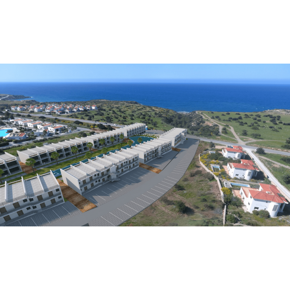 Apartment 2-room 1+1 by the sea in Esentepe Cyprus area 43m² , 11 image