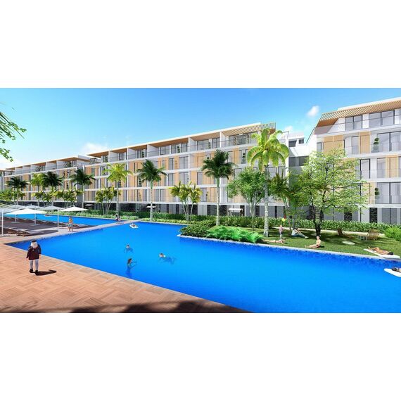 Apartment 2-room 1+1 by the sea in Iskele (Long Beach) Cyprus area 37m² , 8 image