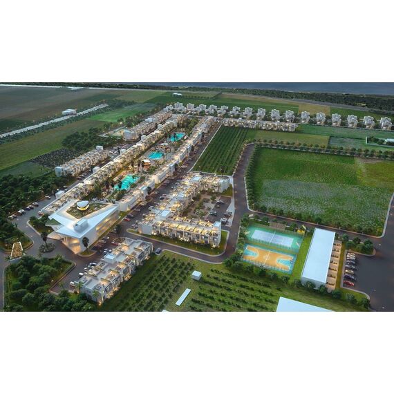 Квартира 2-комнатная 1+1 у моря в Фамагусте (Газимагуса) площадь 55м²