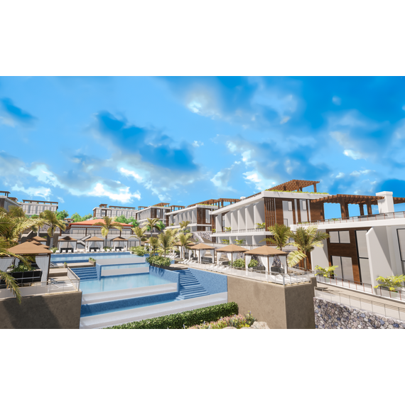 Apartment 2-room 1+1 by the sea in Esentepe Cyprus area 42m² , 2 image