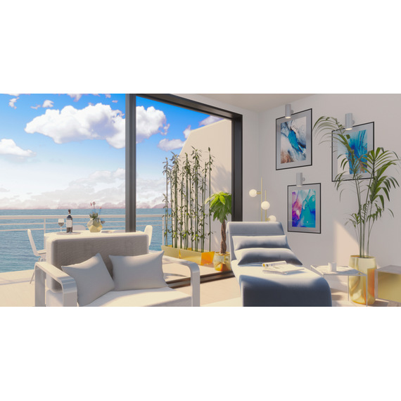 Apartment 2-room 1+1 by the sea in Esentepe Cyprus area 42m² , 4 image