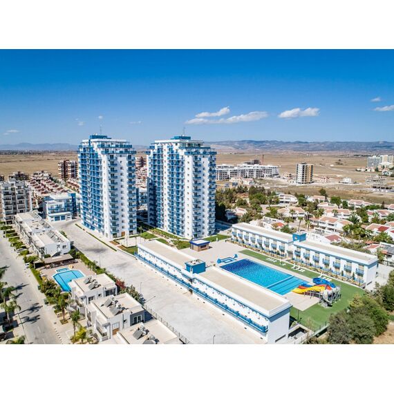 Квартира 2-комнатная 1+1 у моря в Искеле (Лонг Бич Искеле) площадь 43м², изображение 3