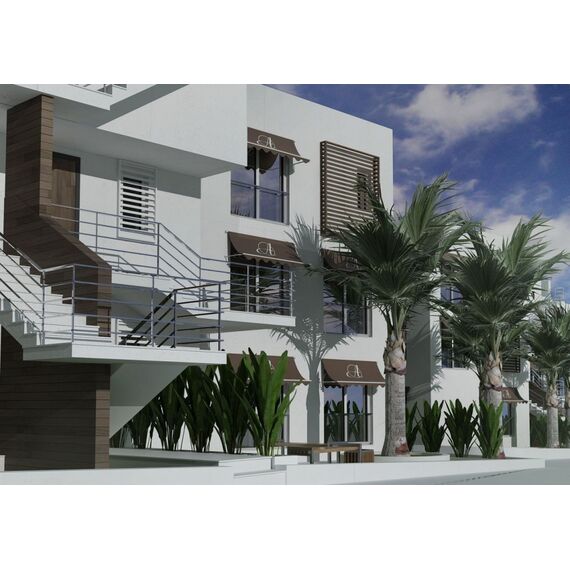 Apartment 2-room 1+1 by the sea in Kyrenia (downtown) Cyprus area 43m² , 8 image