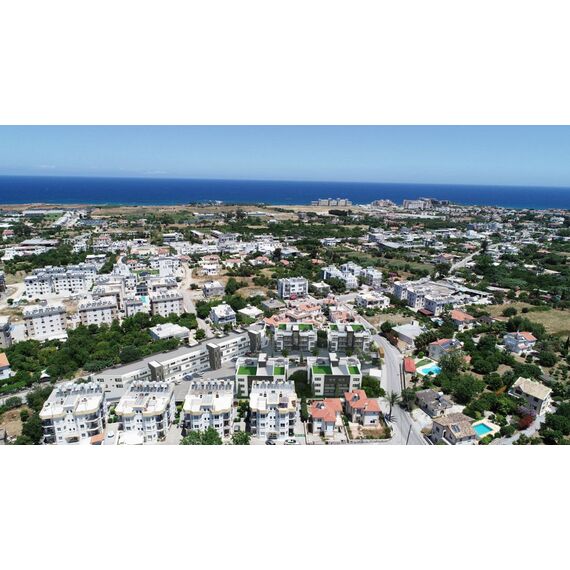 Квартира 2-комнатная 1+1 у моря в Алсанджаке площадь 65м²