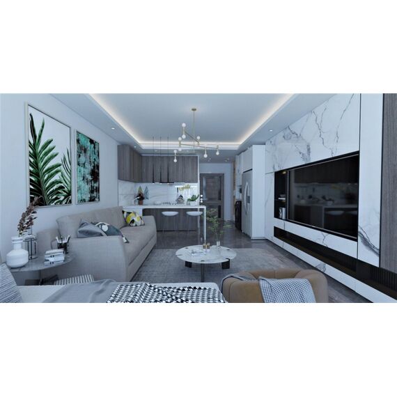Apartment 2-room 1+1 by the sea in Famagusta (downtown) Cyprus area 44m² , 9 image