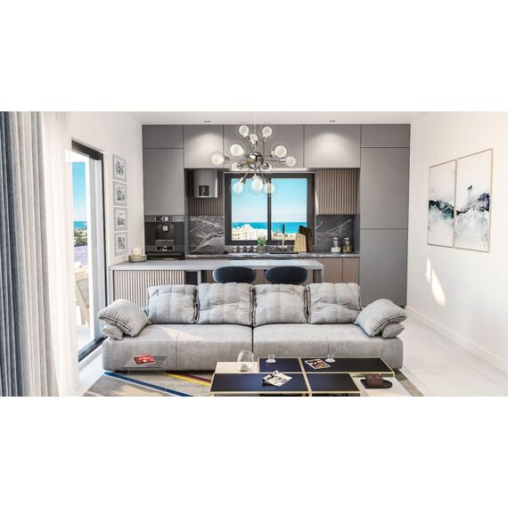 Apartment 3-room 2+1 by the sea in Famagusta (downtown) Cyprus area 80m² , 6 image