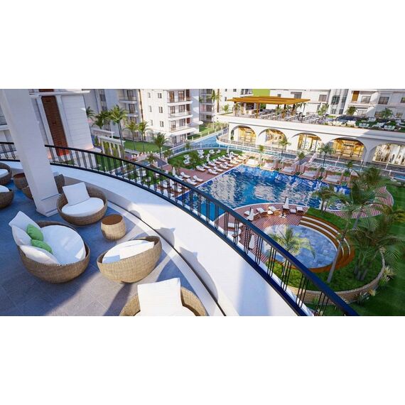 Apartment 2-room 1+1 by the sea in Iskele (Long Beach) Cyprus area 66m² , 15 image