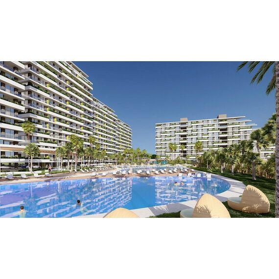 Apartment 2-room 1+1 by the sea in Iskele (Long Beach) Cyprus area 47m² 3 floor, 10 image