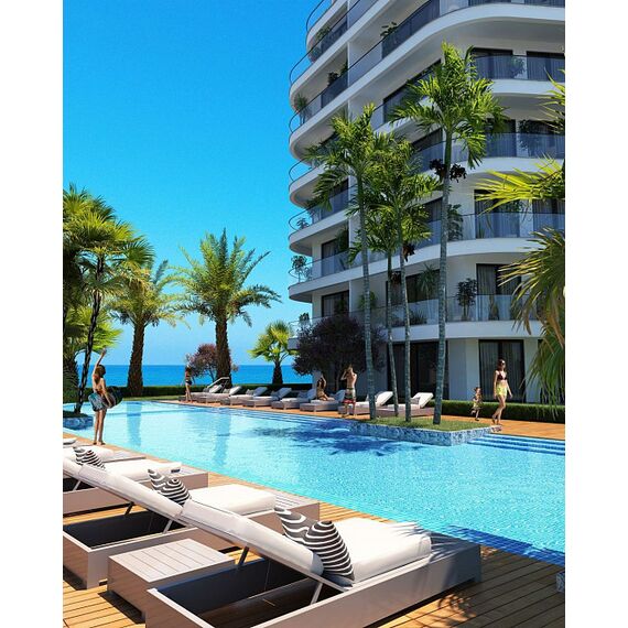 Apartment 2-room 1+1 by the sea in Kazivera (Kazivera) Cyprus area 70m² , 14 image