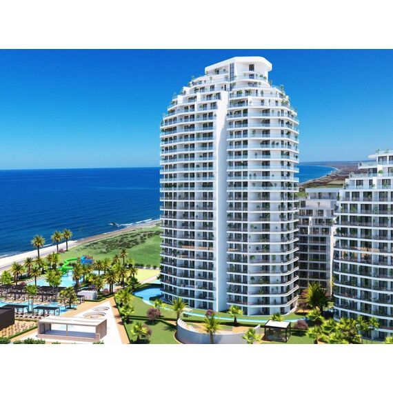 Apartment 2-room 1+1 by the sea in Kazivera (Kazivera) Cyprus area 70m² , 3 image