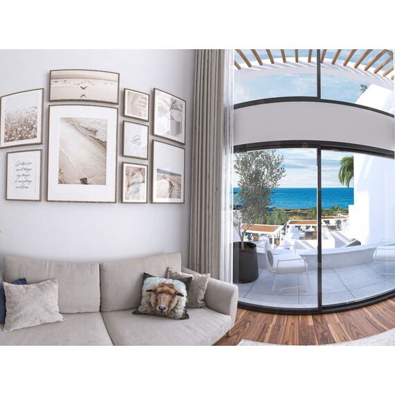 Apartment 3-room 2+1 by the sea in Bahcheli Cyprus area 137m² , 14 image
