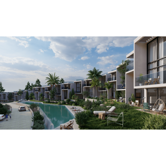 Квартира 2-комнатная 1+1 в Эсентепе площадь 45м², изображение 18