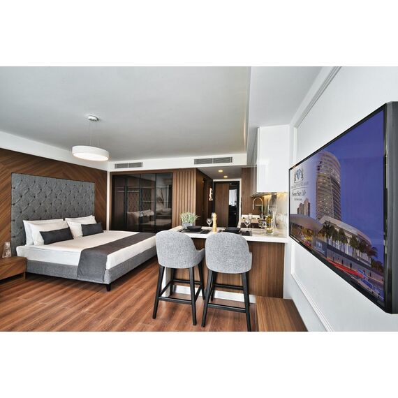 Apartment 2-room 1+1 by the sea in Iskele (Long Beach) Cyprus area 46m² , 12 image