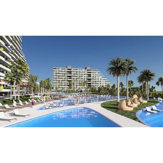 Apartment 2-room 1+1 by the sea in Iskele (Long Beach) Cyprus area 55m² , 12 image