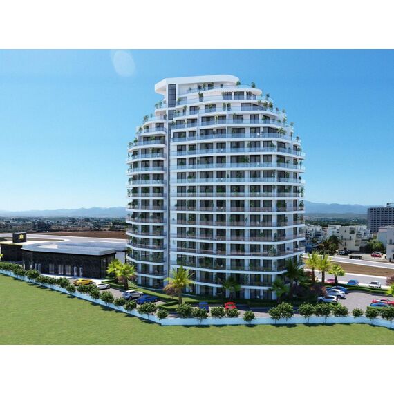 Apartment 2-room 1+1 by the sea in Kazivera (Kazivera) Cyprus area 70m² , 5 image