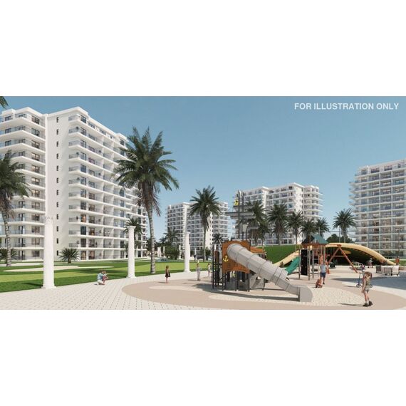 Apartment 2-room 1+1 by the sea in Iskele (Long Beach) Cyprus area 46m² 4 floor, 10 image