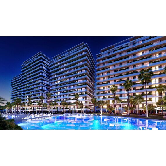 Apartment 2-room 1+1 by the sea in Iskele (Long Beach) Cyprus area 55m² , 14 image