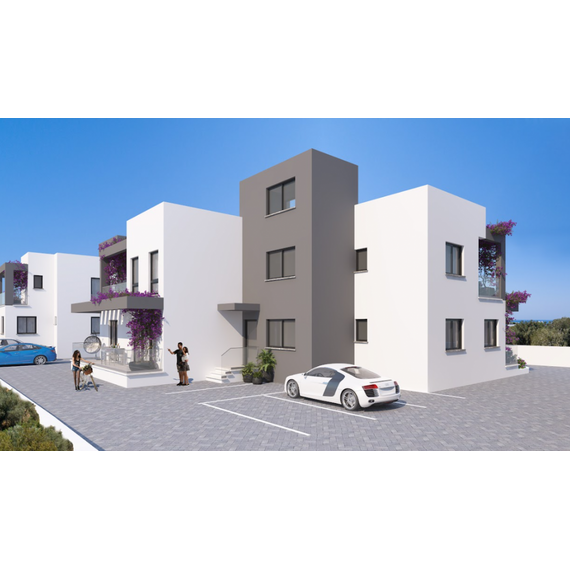 Apartment 2-room 1+1 by the sea in Alsancak Cyprus area 50m² 2 floor, 4 image