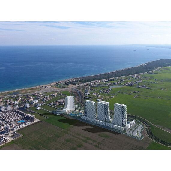 Apartment 2-room 1+1 by the sea in Iskele (Long Beach) Cyprus area 47m² , 9 image