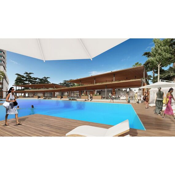 Apartment 2-room 1+1 by the sea in Iskele (Long Beach) Cyprus area 46m² , 8 image