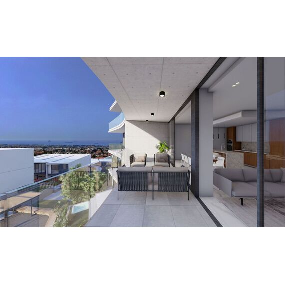 Apartment 1-room 1+1 by the sea in Limassol Cyprus area 109m² 2 floor, 4 image