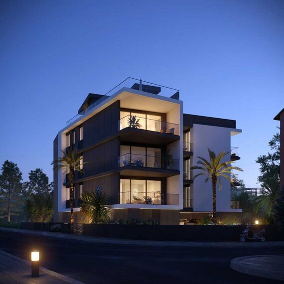 Apartment 3-room 1+1 by the sea in Limassol Cyprus area 130m² 1 floor