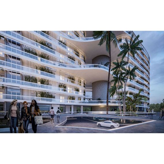 Apartment 1-room 1+0 studio in Larnaca Cyprus area 120m² 12 floor