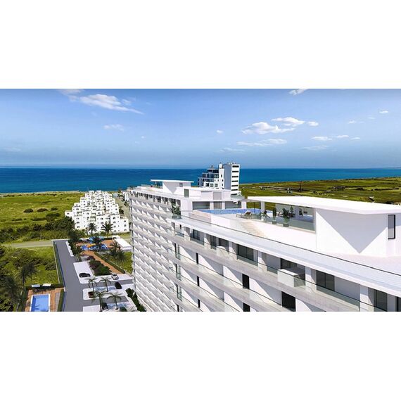 Apartment 1-room 1+0 studio by the sea in Kazivera (Kazivera) Cyprus area 36m² 1 floor, 3 image