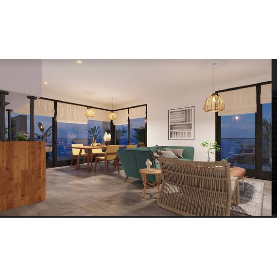 Apartment 1-room 1+0 studio by the sea in Kazivera (Kazivera) Cyprus area 36m² 1 floor, 4 image