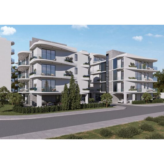 Apartment 1-room 1+0 studio by the sea in Larnaca Cyprus area 81m² 3 floor