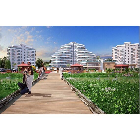Apartment 3-room 2+1 by the sea in Iskele Cyprus area 75m² 3 floor, 3 image