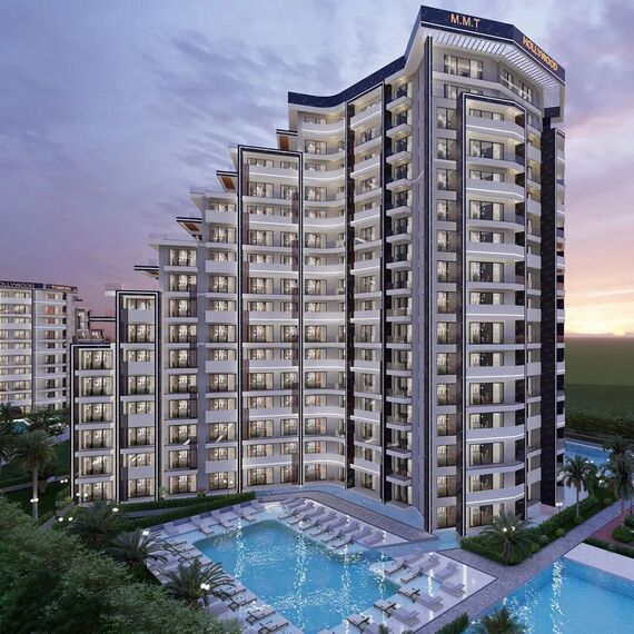 Apartment 2-room 1+1 by the sea in Kazivera Cyprus area 48.05m² 10 floor, 2 image
