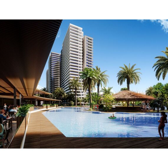Apartment 2-room 1+1 by the sea in Iskele Cyprus area 63m² 22 floor, 2 image