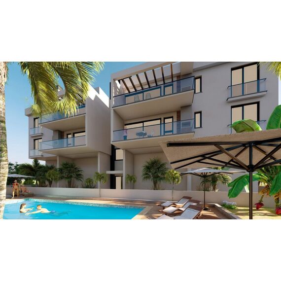 Apartment 2-room 1+1 by the sea in Alsancak Cyprus area 96m² 2 floor, 3 image