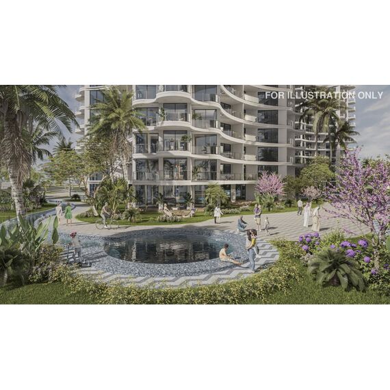 Apartment 1-room 1+0 studio by the sea in Iskele Cyprus area 52m² 6 floor, 3 image