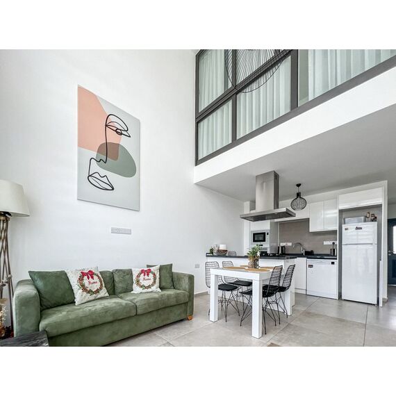 Apartment 1-room 1+0 studio by the sea in Esentepe Cyprus area 80m² 2 floor, 2 image