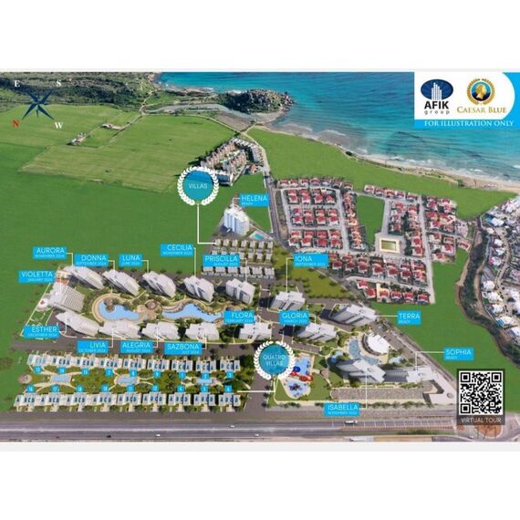 Apartment 2-room 1+1 by the sea in Iskele (Bogaz) Cyprus area 75m² 1 floor, 3 image