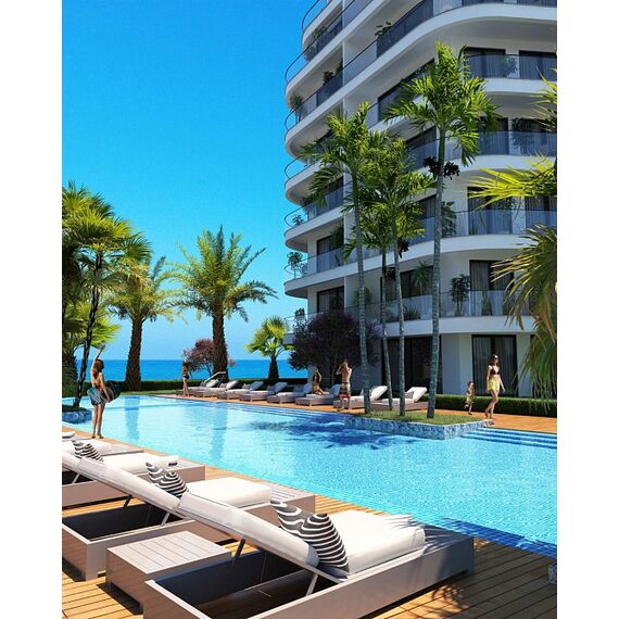 Apartment 1-room 1+0 studio by the sea in Kazivera (Kazivera) Cyprus area 62m² 1 floor, 11 image