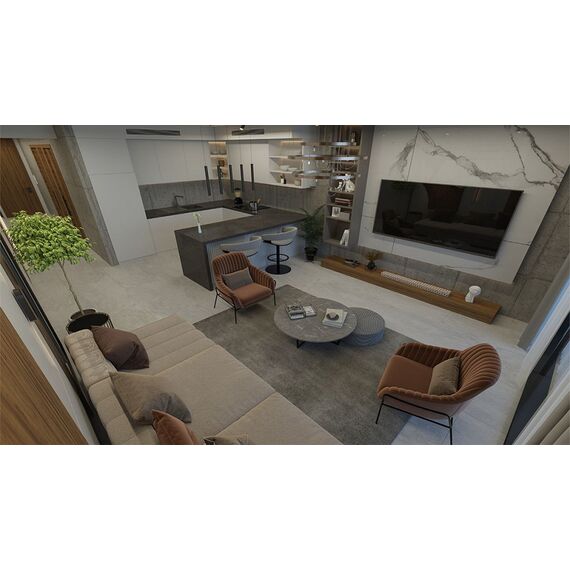 Apartment 1-room 1+0 studio by the sea in Kyrenia (downtown) Cyprus area 63m² 1 floor, 5 image