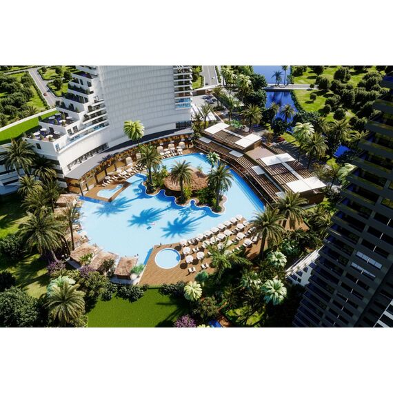 Apartment 2-room 1+1 by the sea in Iskele Cyprus area 63m² 22 floor, 5 image