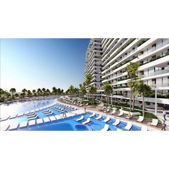 Apartment 1-room by the sea in Iskele Cyprus area 47m² 3 floor, 5 image